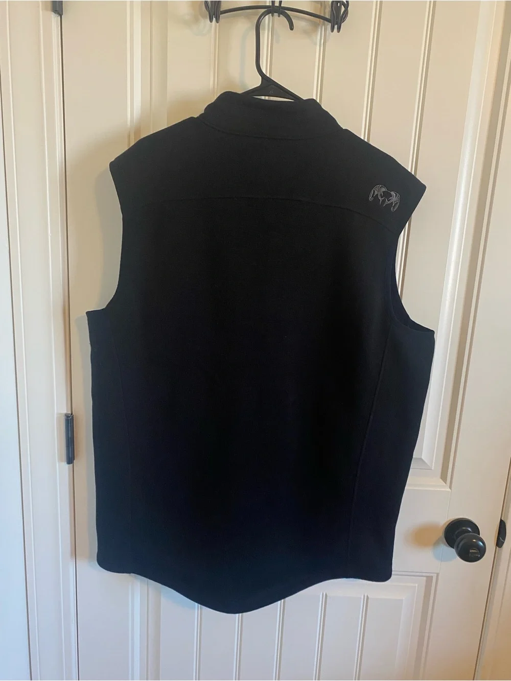 Kuiu Men's Black Base Layer High Loft Sweater Fleece Vest - Zip Front